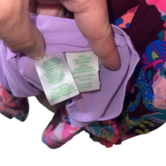 Lilly Pulitzer Womens Dress Size 4 Multicolor Stretch Cherry Ganache New - Picture 9 of 10